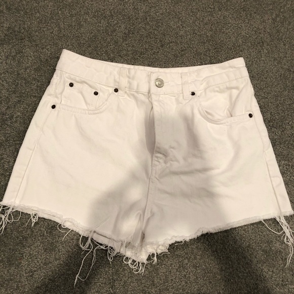 Topshop high waisted white mom jeans - Picture 4 of 9